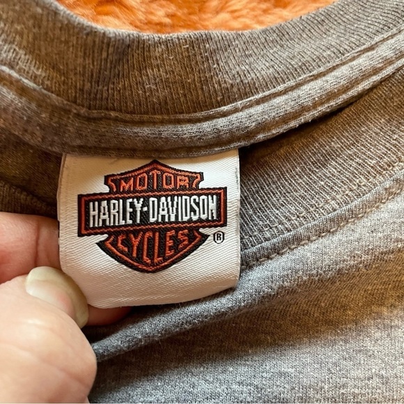 Harley Davidson Men’s  T-Shirt Sleeve Pullover-Gatineau, Quebec - Size Large - Picture 11 of 13
